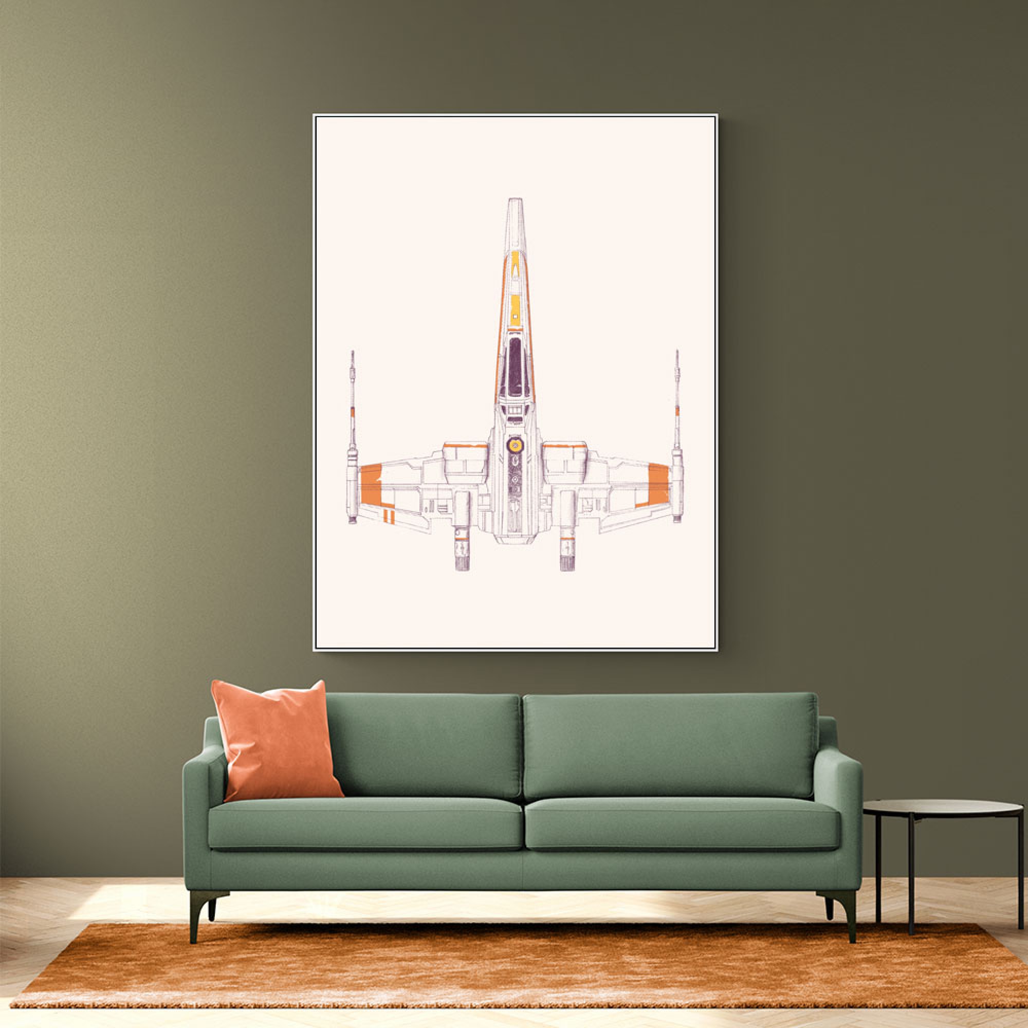 Spaceship Wall Art